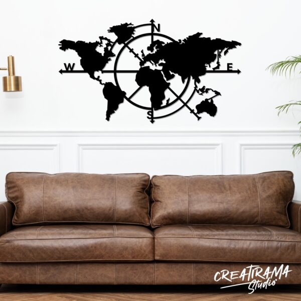 Compass World Map